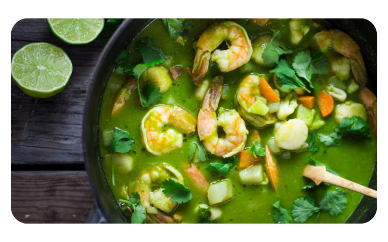 Seafood Stew With Cilantro Broth