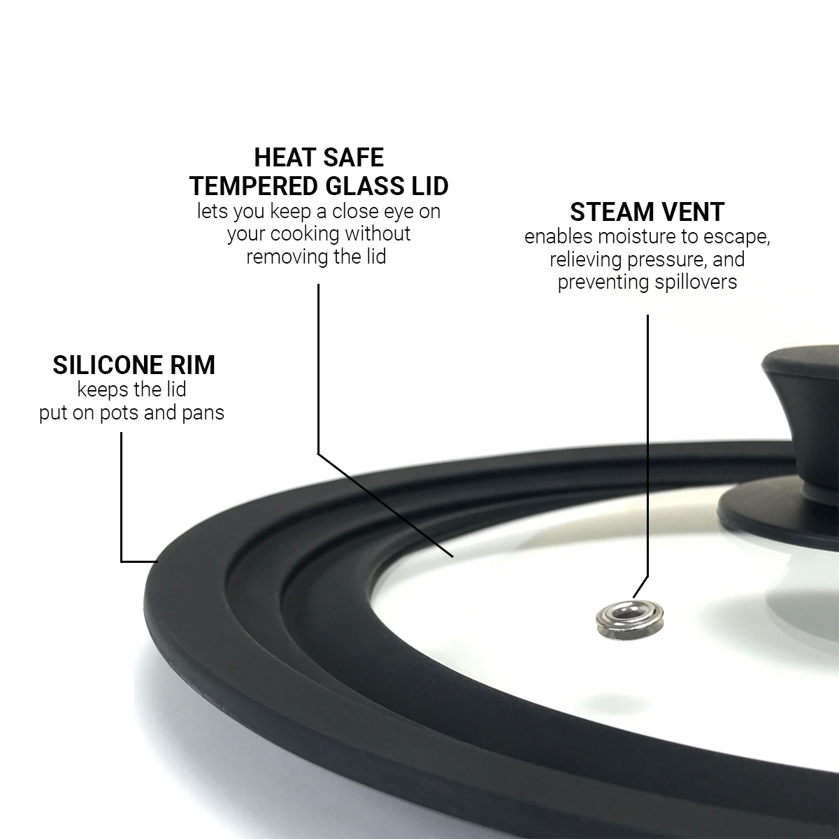 Silicone Pot Lids - Heat-Resistant Anti-Overflow Stoppers – pocoro