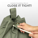 LaundryBag-Green-Drawstring