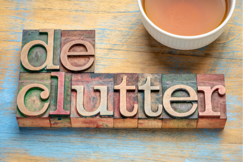 decluttering