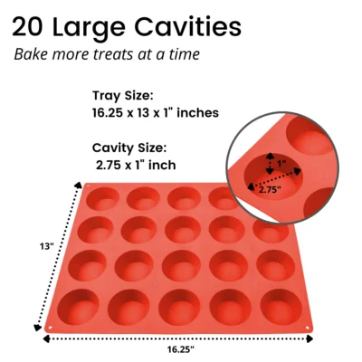 Zenker Glass Fibre Silicone Mini Muffin Tray - Homelook Shop