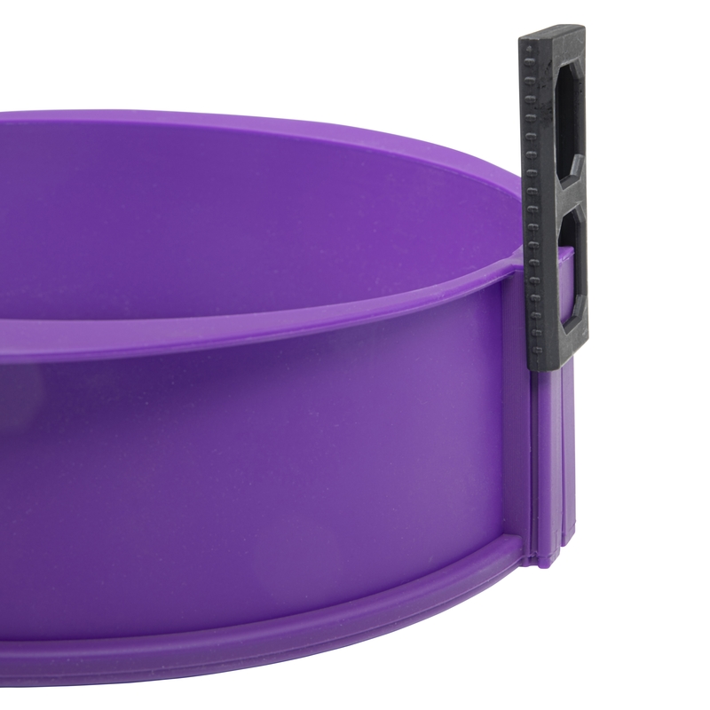 Norpro Silicone Springform Pan with Glass Base, 9 Dia x 3 Deep 