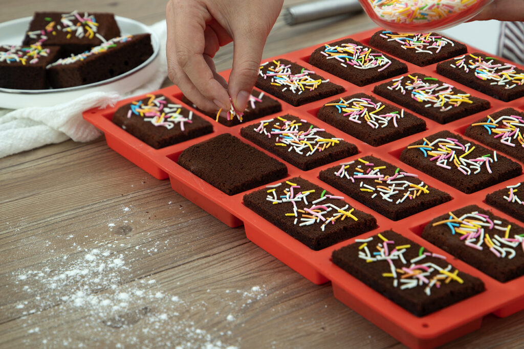 silicone brownies molder