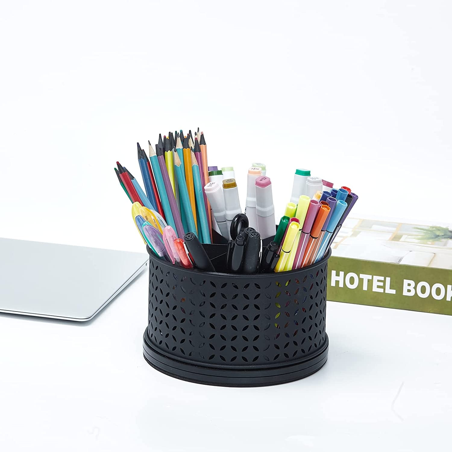 Pen Stand Office with Plastic Coil