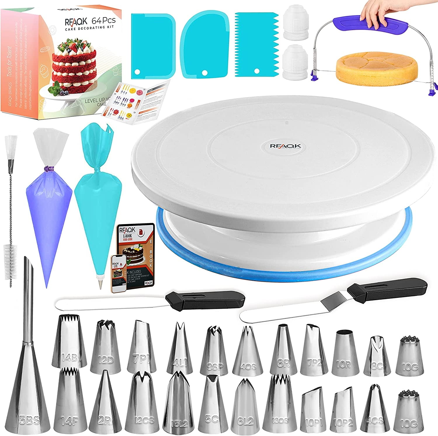 Kootek All-In-One Cake Decorating Kit: Perfect for Beginners