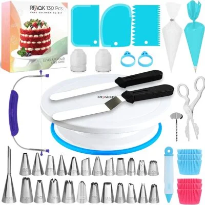 64 Pcs Cake Decorating Supplies Kit