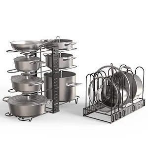 two pan rack organizers