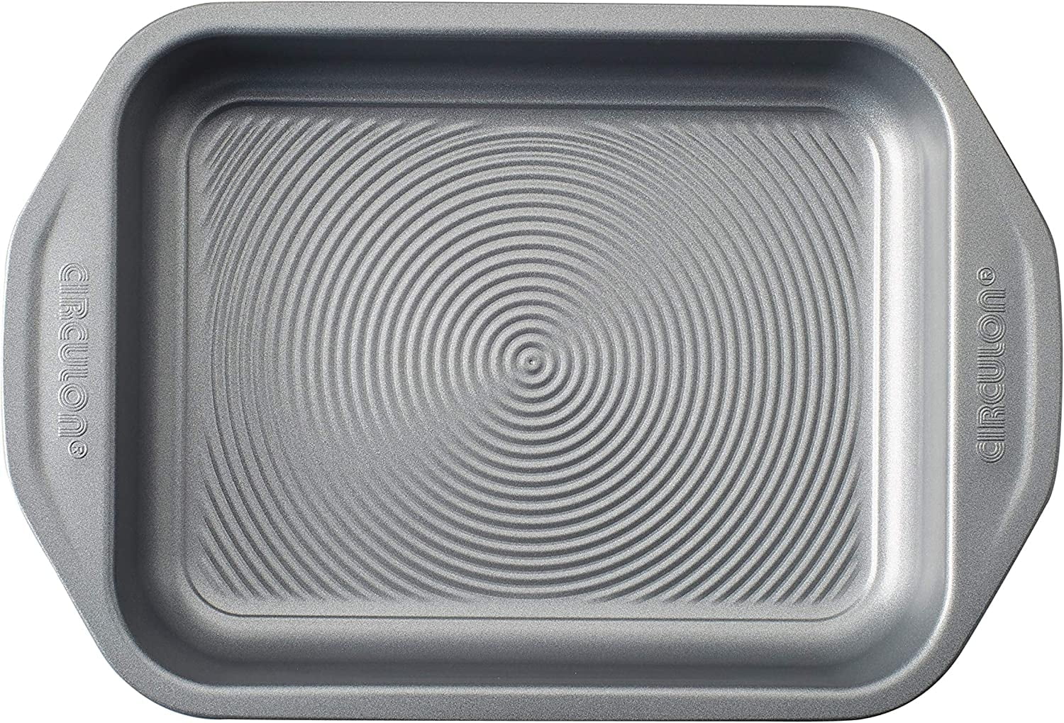 Circulon Bakeware Square Nonstick Cake Pan, 9-Inch, Gray