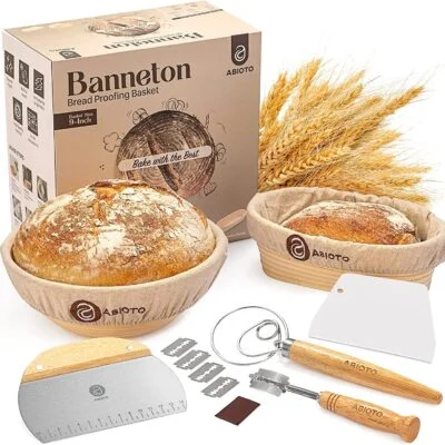 Set of 2 Bread Proofing Basket