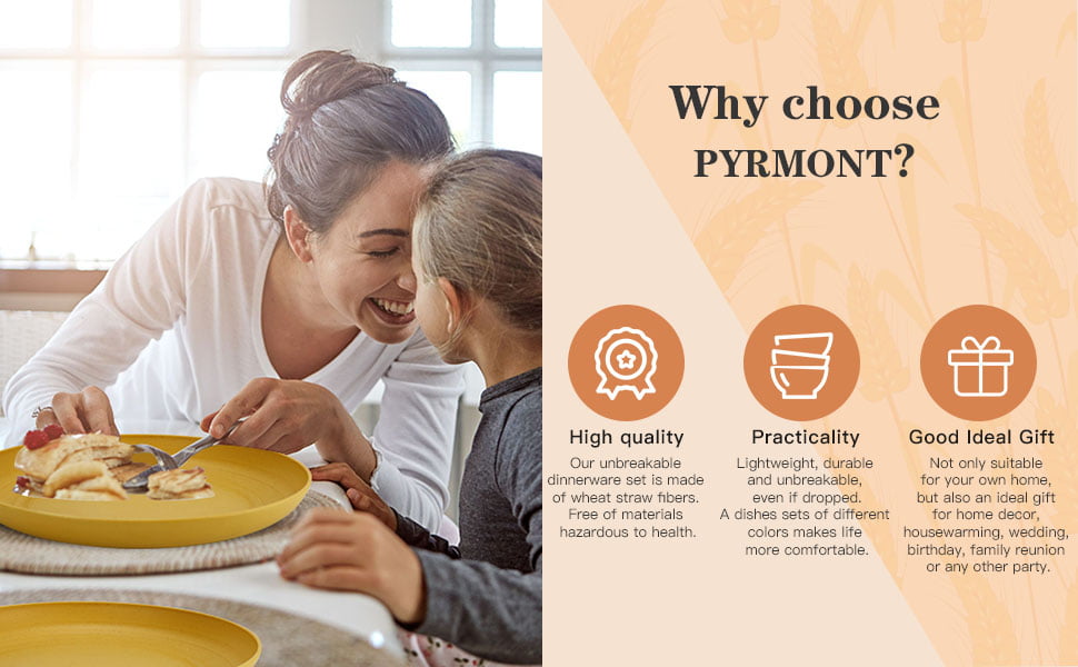 wheat straw plates and bowls sets microwave safe dinnerware sets microwave safe dishes