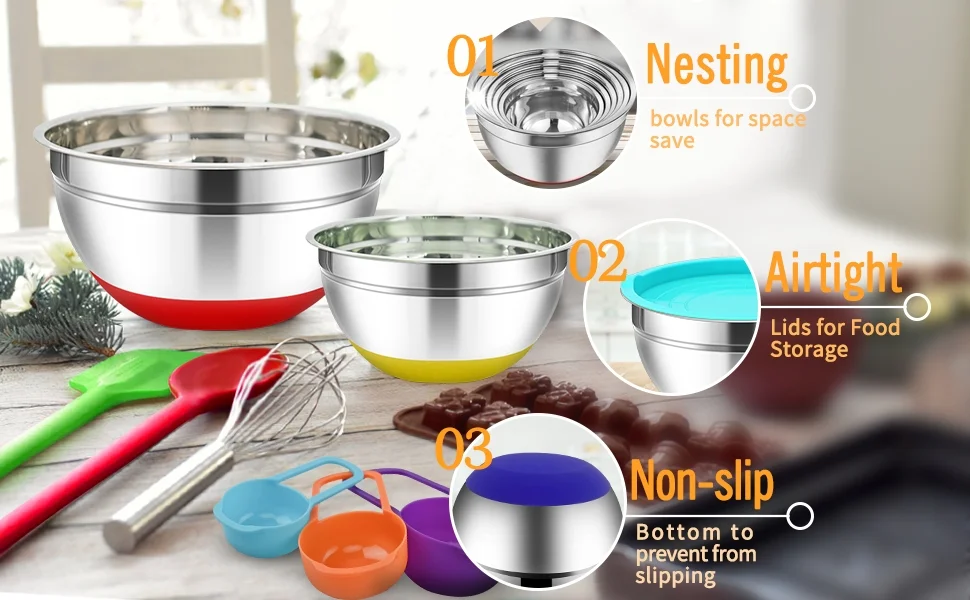 MIXING BOWLS SET